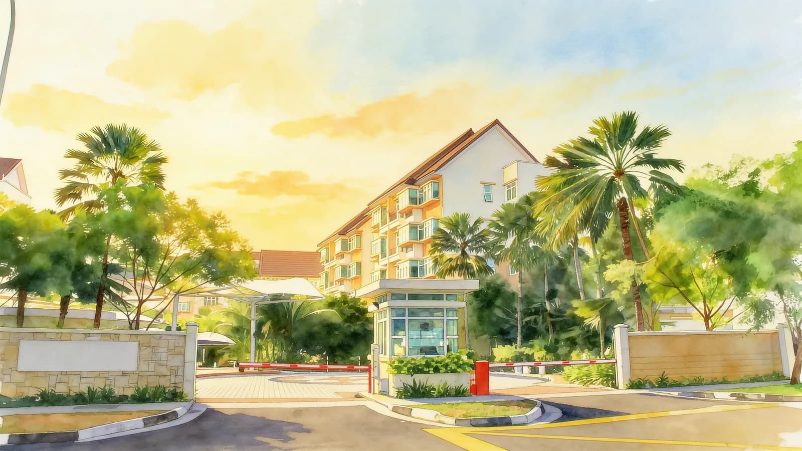 Forest Hills Condominium, a 5-storey condominium in Yishun. Illustration is AI-generated.