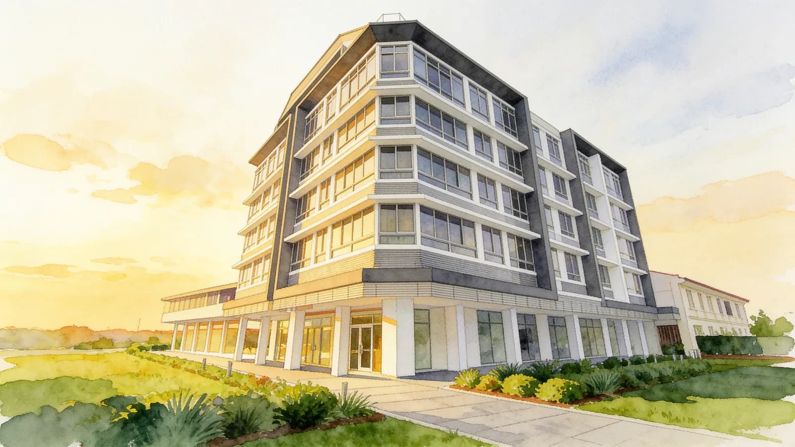 Everitt Edge, a 5-storey condominium in Geylang. Illustration is AI-generated.