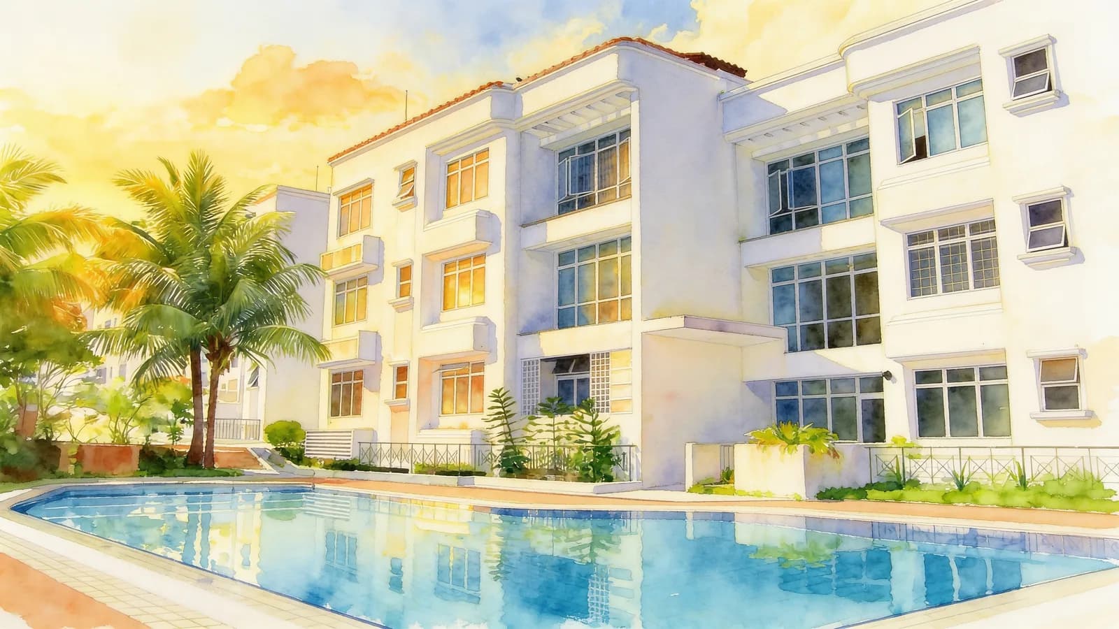 Casa Pasir Ris, a condominium in Pasir Ris. Illustration is AI-generated.