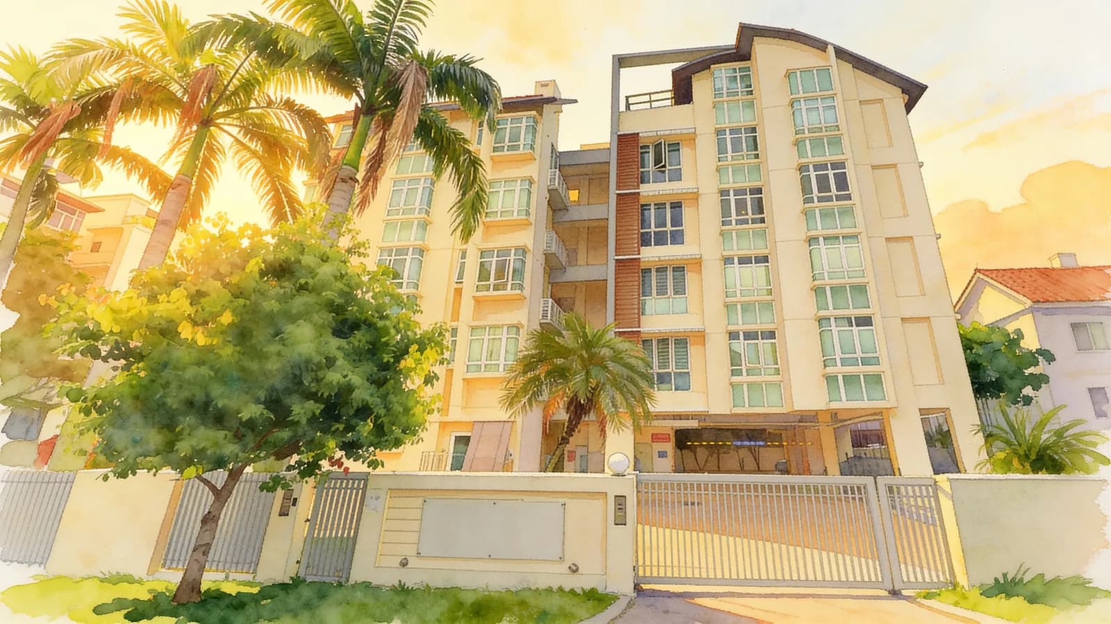 East Treasure, a condominium in Bedok. Illustration is AI-generated.