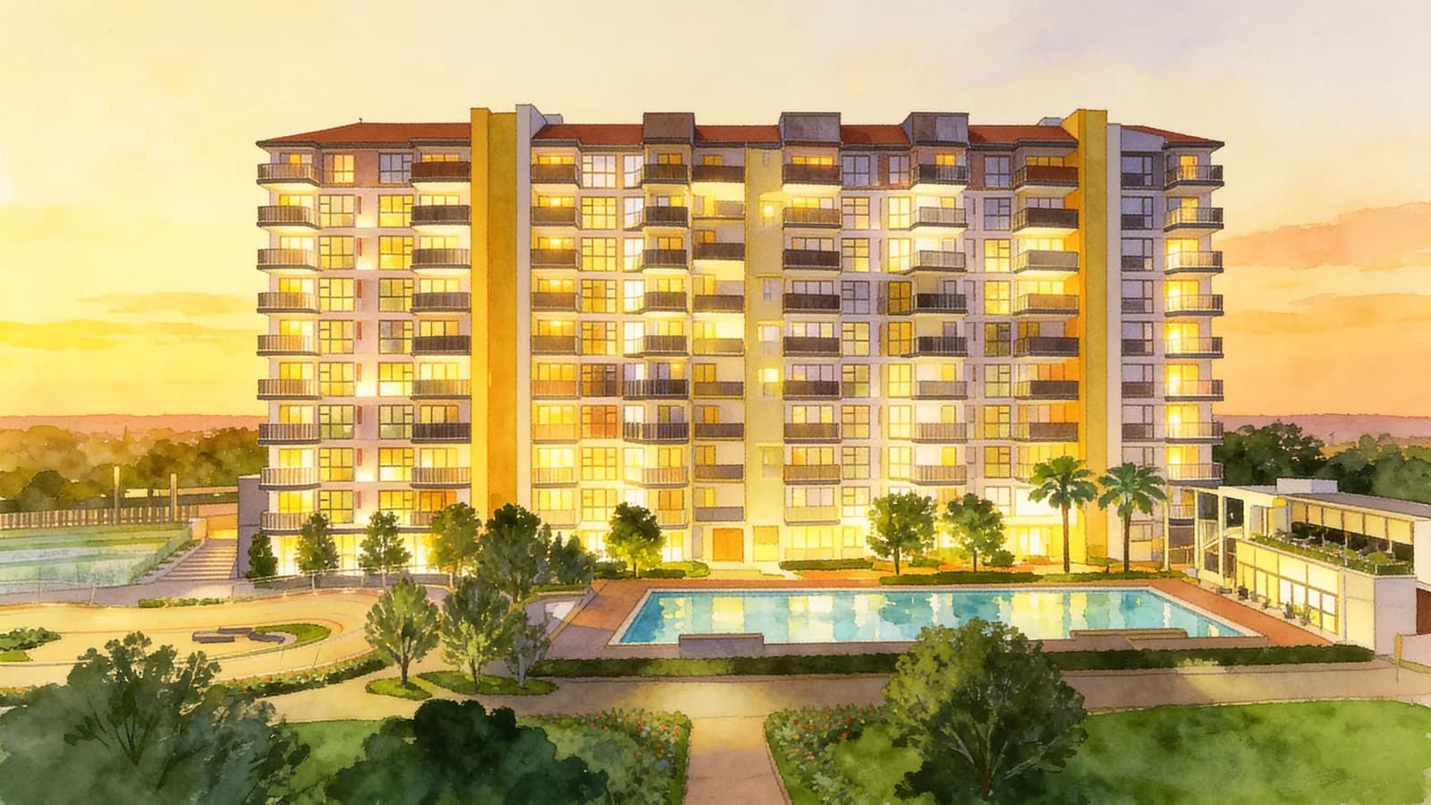 Westwood Residences, a 14-storey development in Jurong West. Illustration is AI-generated.