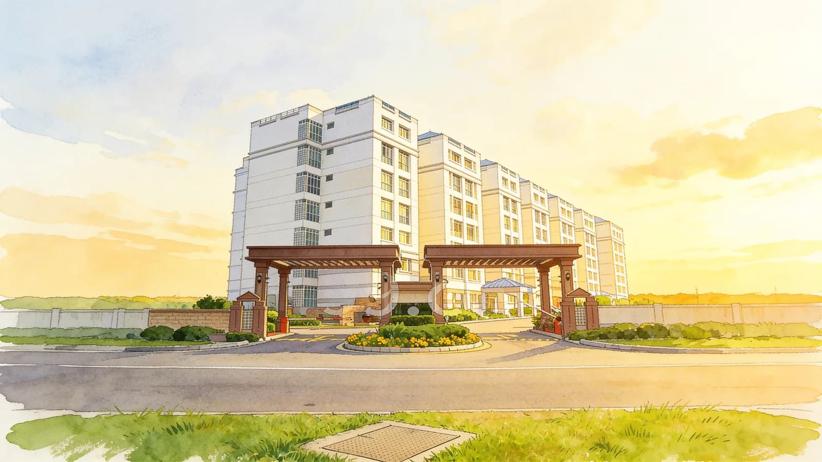 Avila Gardens, a condominium in Pasir Ris. Illustration is AI-generated.