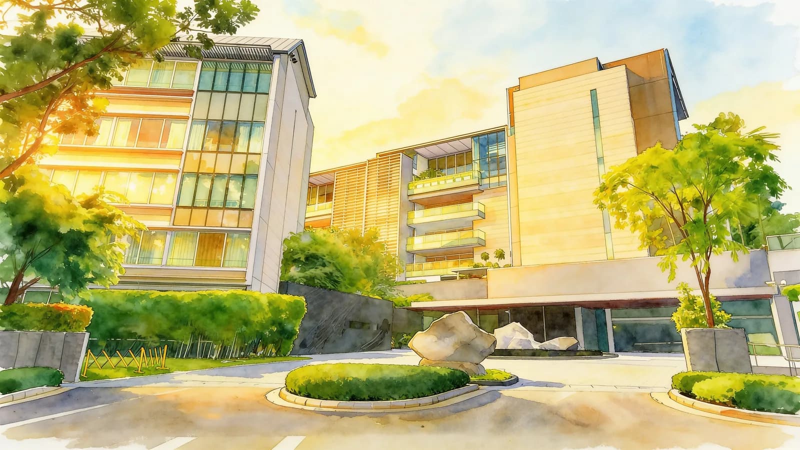 Nassim Park Residences, a condominium in Tanglin. Illustration is AI-generated.