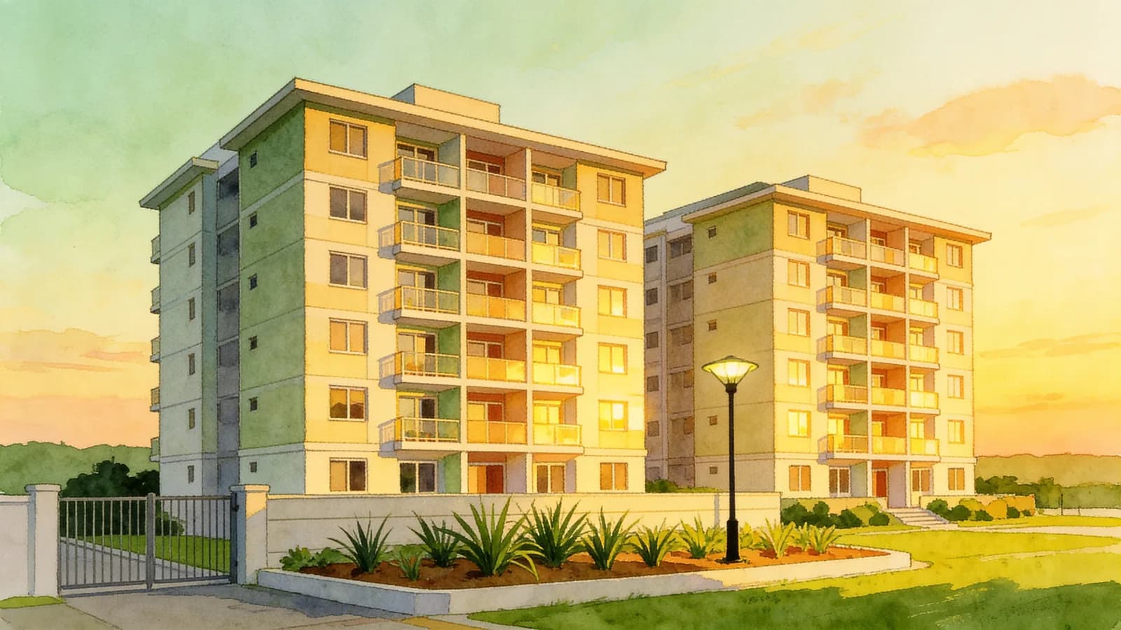 The Ambrosia, a 5-storey apartment in Bedok. Illustration is AI-generated.