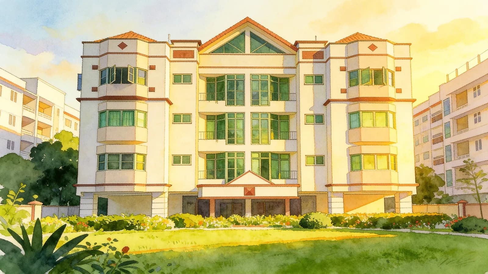 Castle Loft, an apartment in Bedok. Illustration is AI-generated.