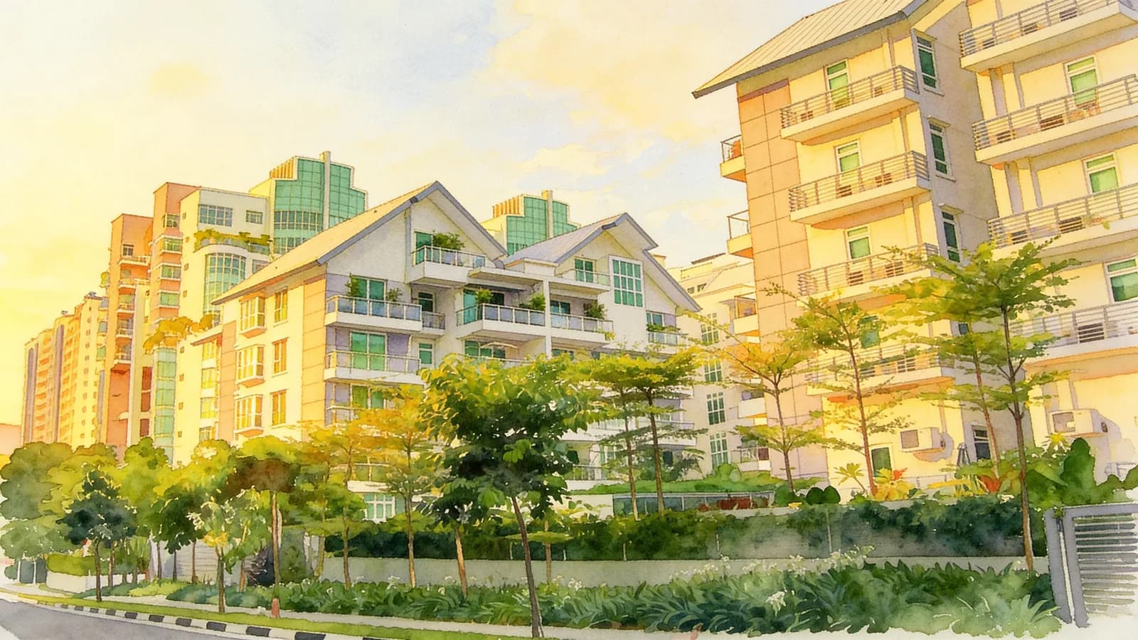 Nathan Place, a condominium in Tanglin. Illustration is AI-generated.