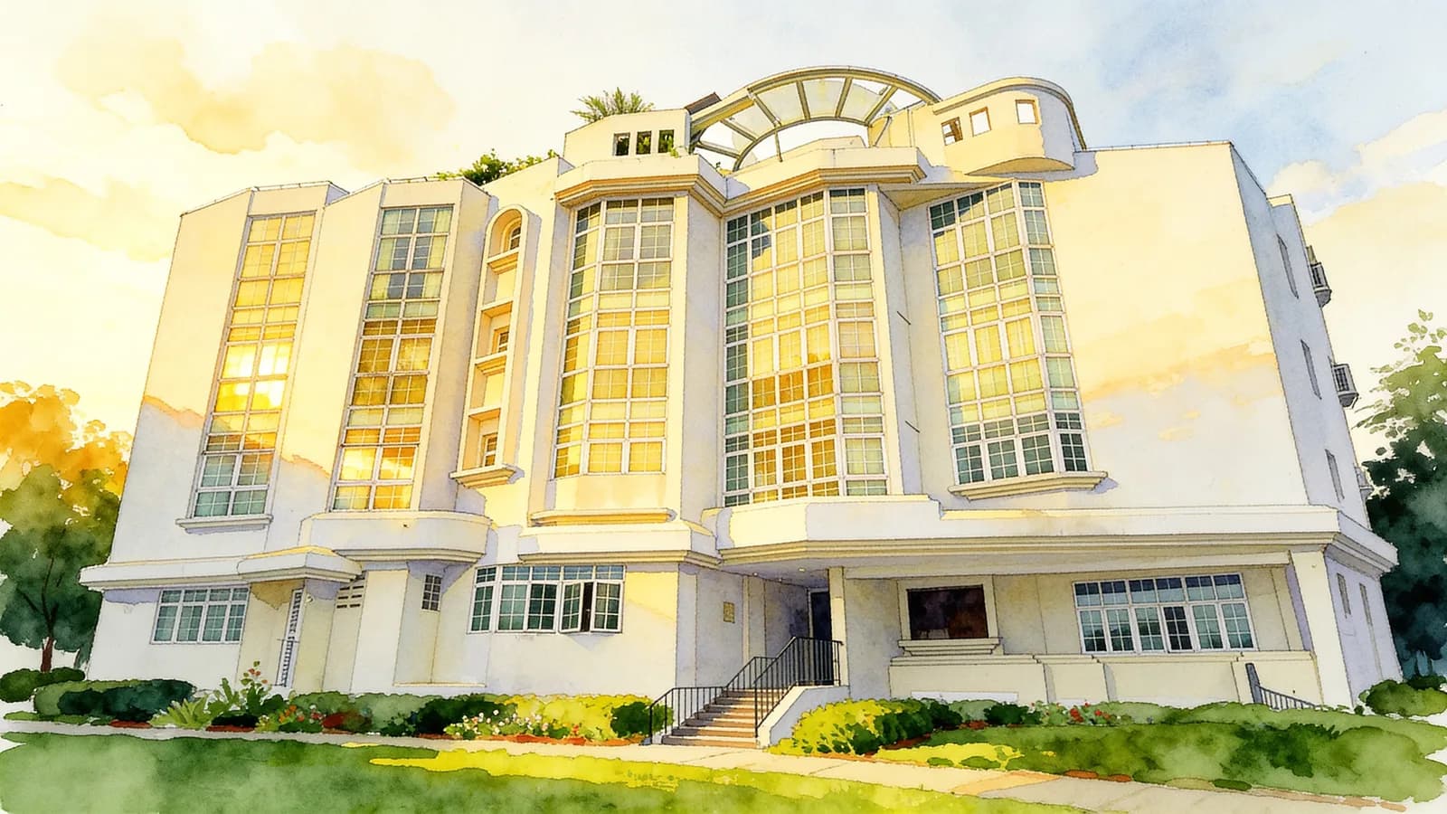The Capri, a 4-storey apartment in Tanglin. Illustration is AI-generated.