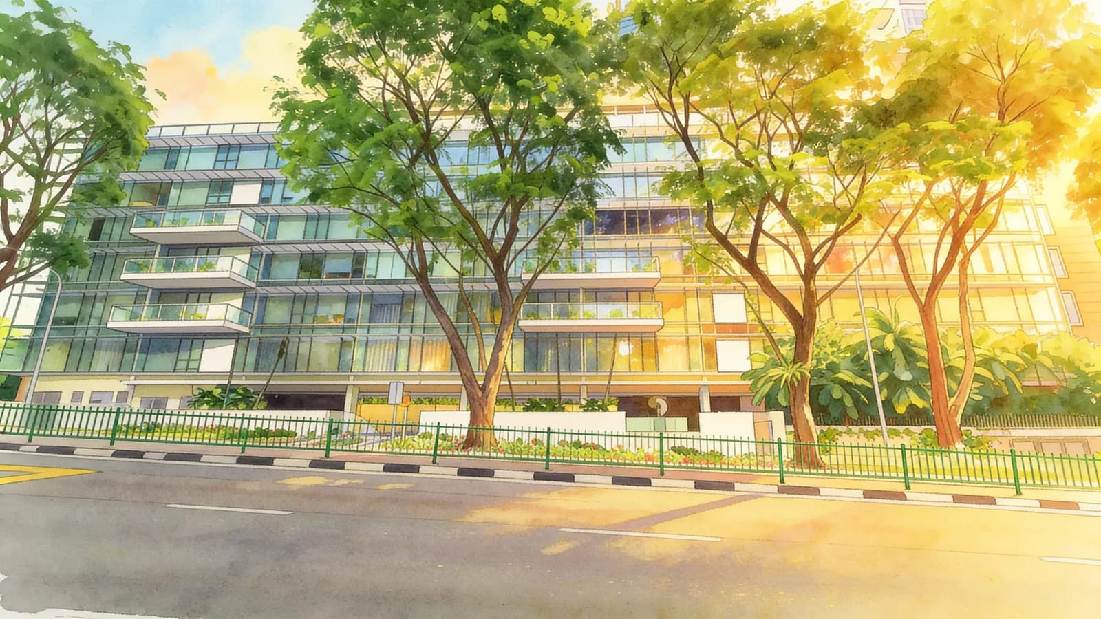 The Paterson Edge, a 9-storey apartment in River Valley. Illustration is AI-generated.