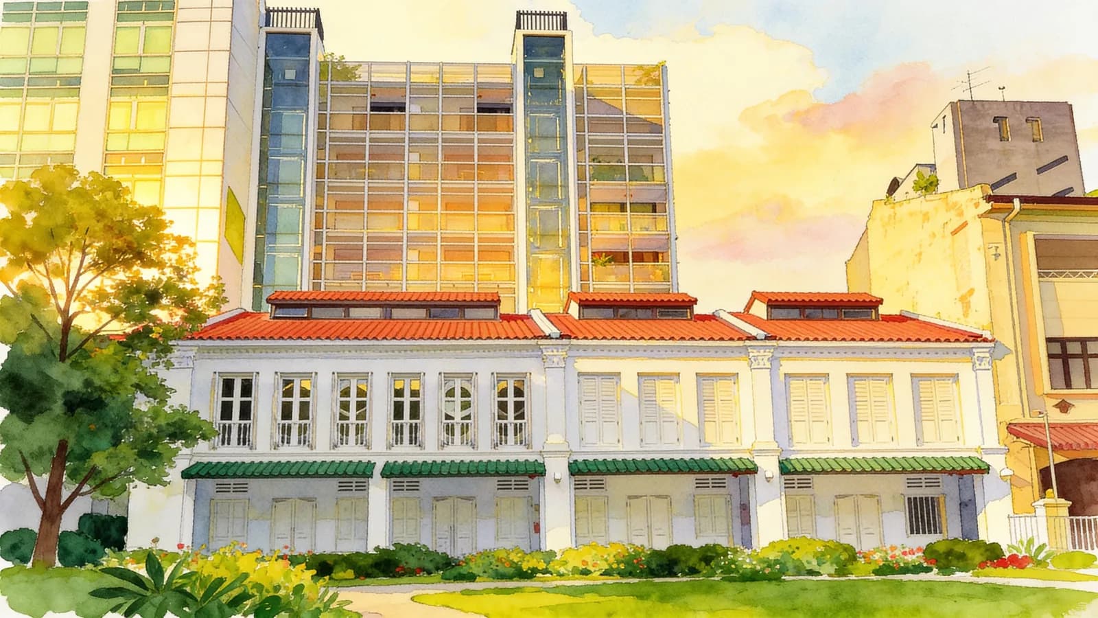 283 Studio, an apartment in River Valley. Illustration is AI-generated.