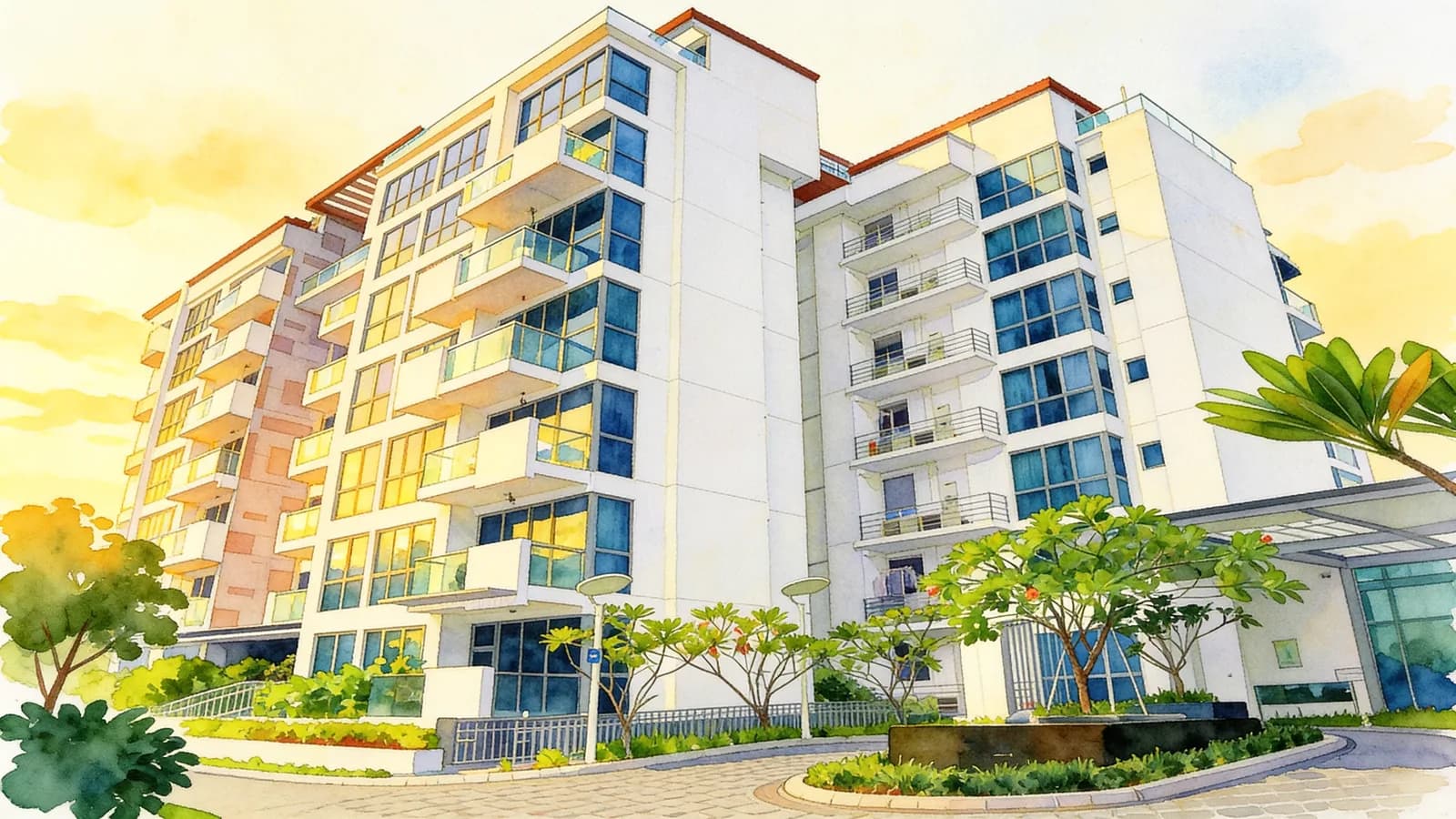 The Canopy, a 12-storey executive condominium in Yishun. Illustration is AI-generated.