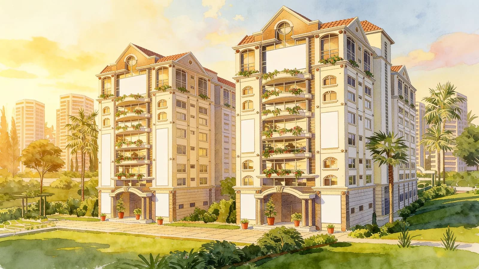 Kellock Lodge, a 9-storey apartment in Tanglin. Illustration is AI-generated.
