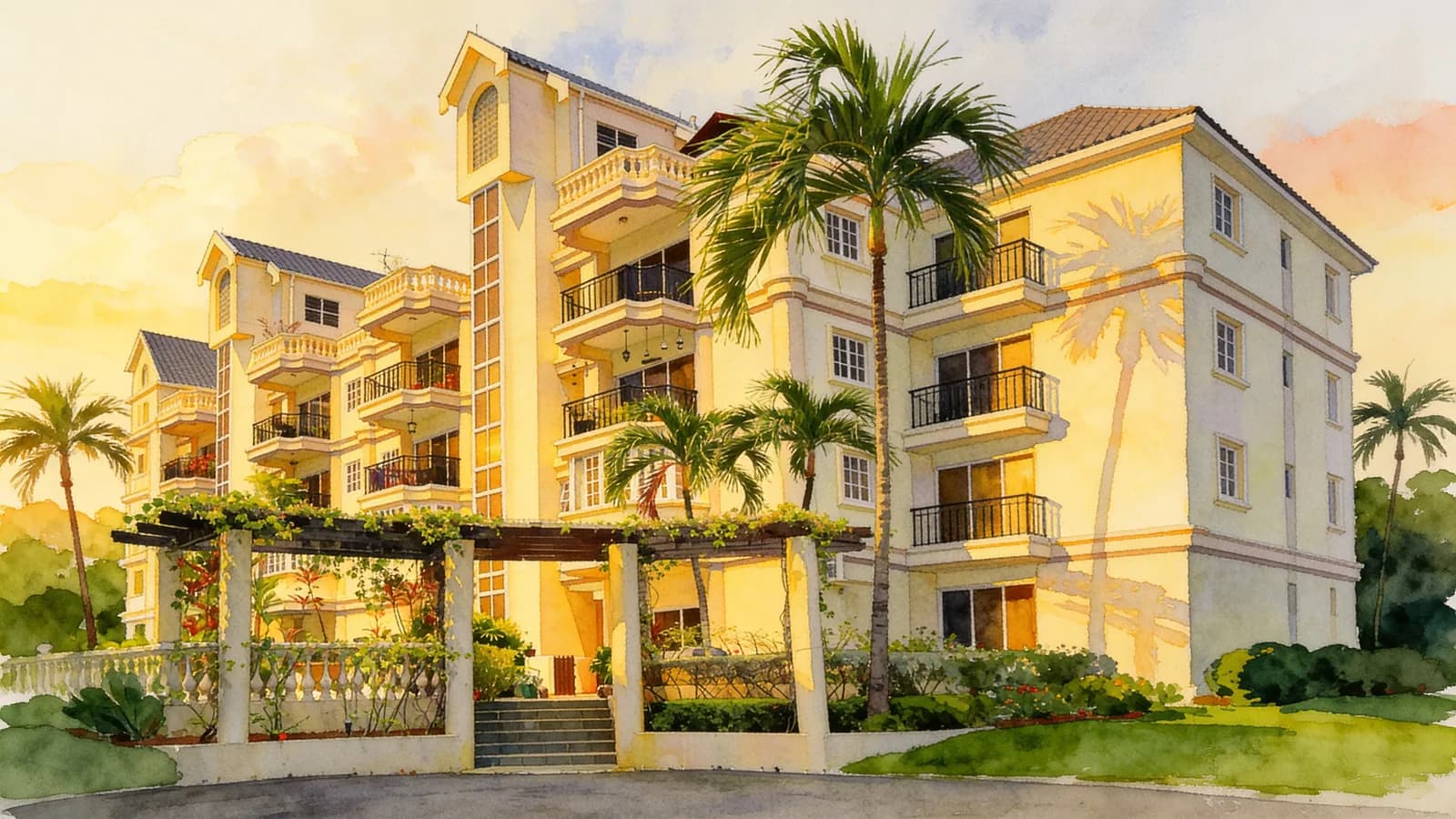 Clydesview, a 4-storey condominium in Tanglin. Illustration is AI-generated.
