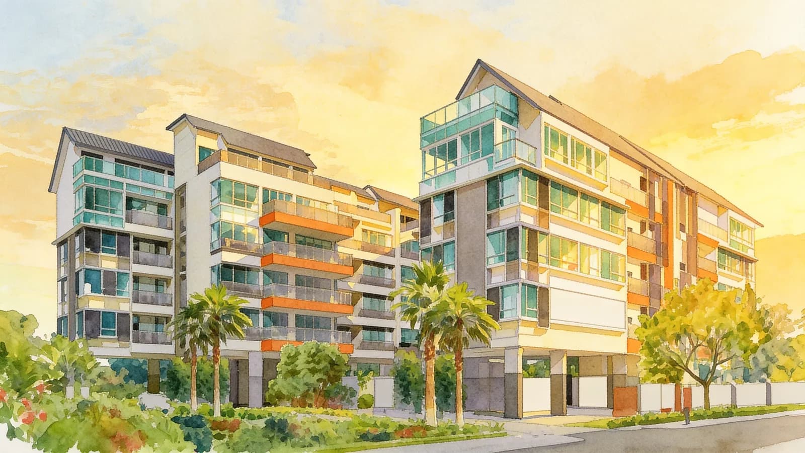 The Medley, a condominium in Bedok. Illustration is AI-generated.