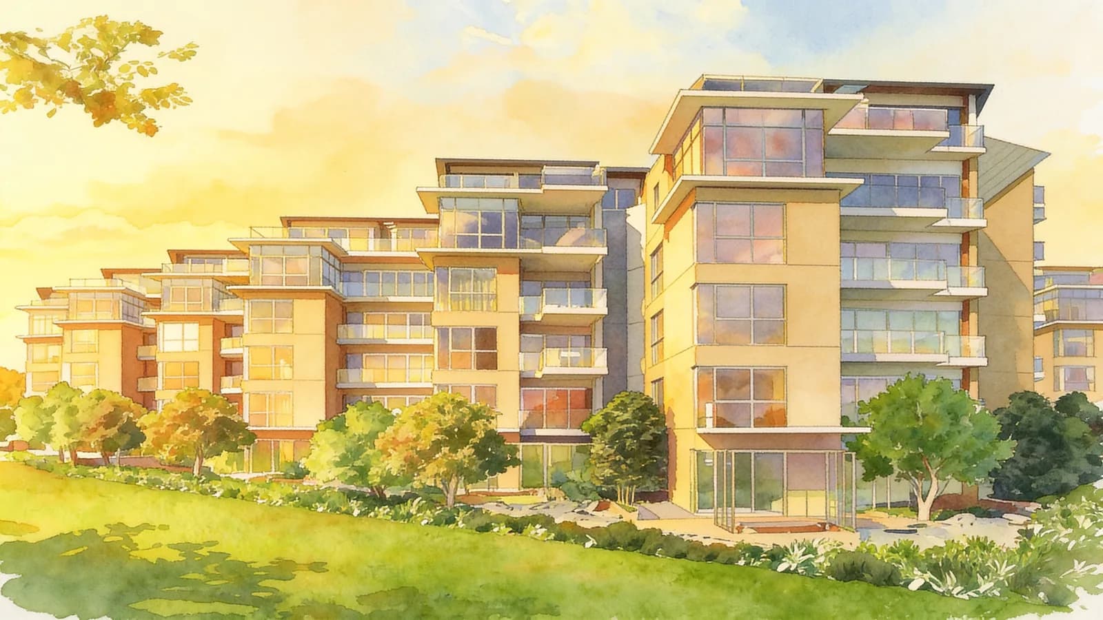 The Miltonia Residences, a condominium in Yishun. Illustration is AI-generated.