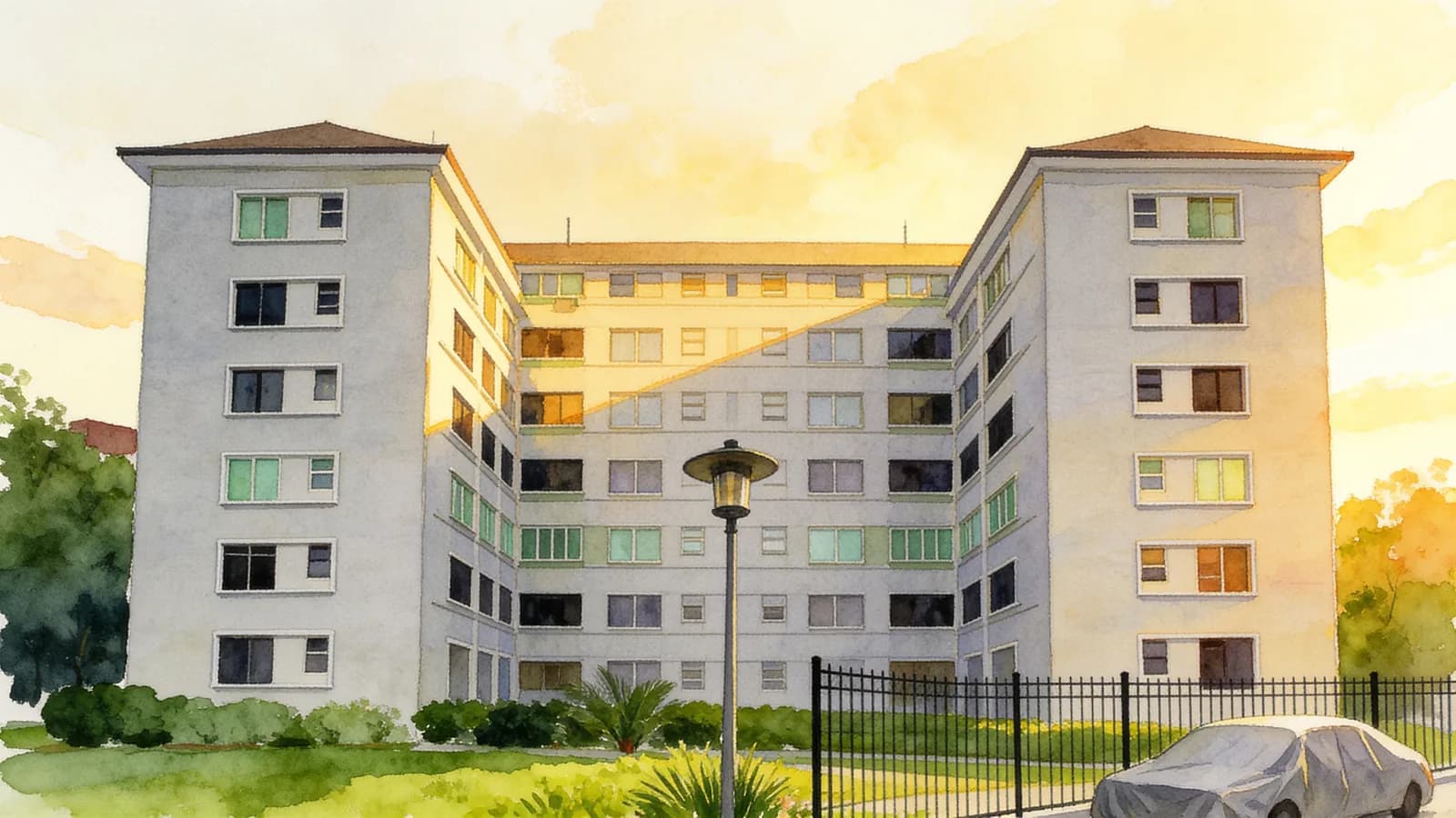 Botanic Gardens View, an apartment in Tanglin. Illustration is AI-generated.