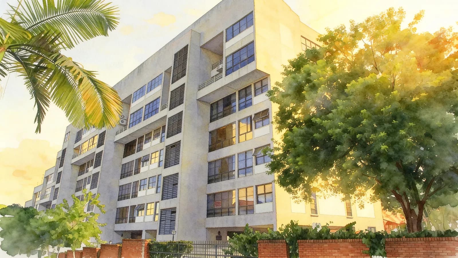Warner Court, a condominium in Bukit Timah. Illustration is AI-generated.