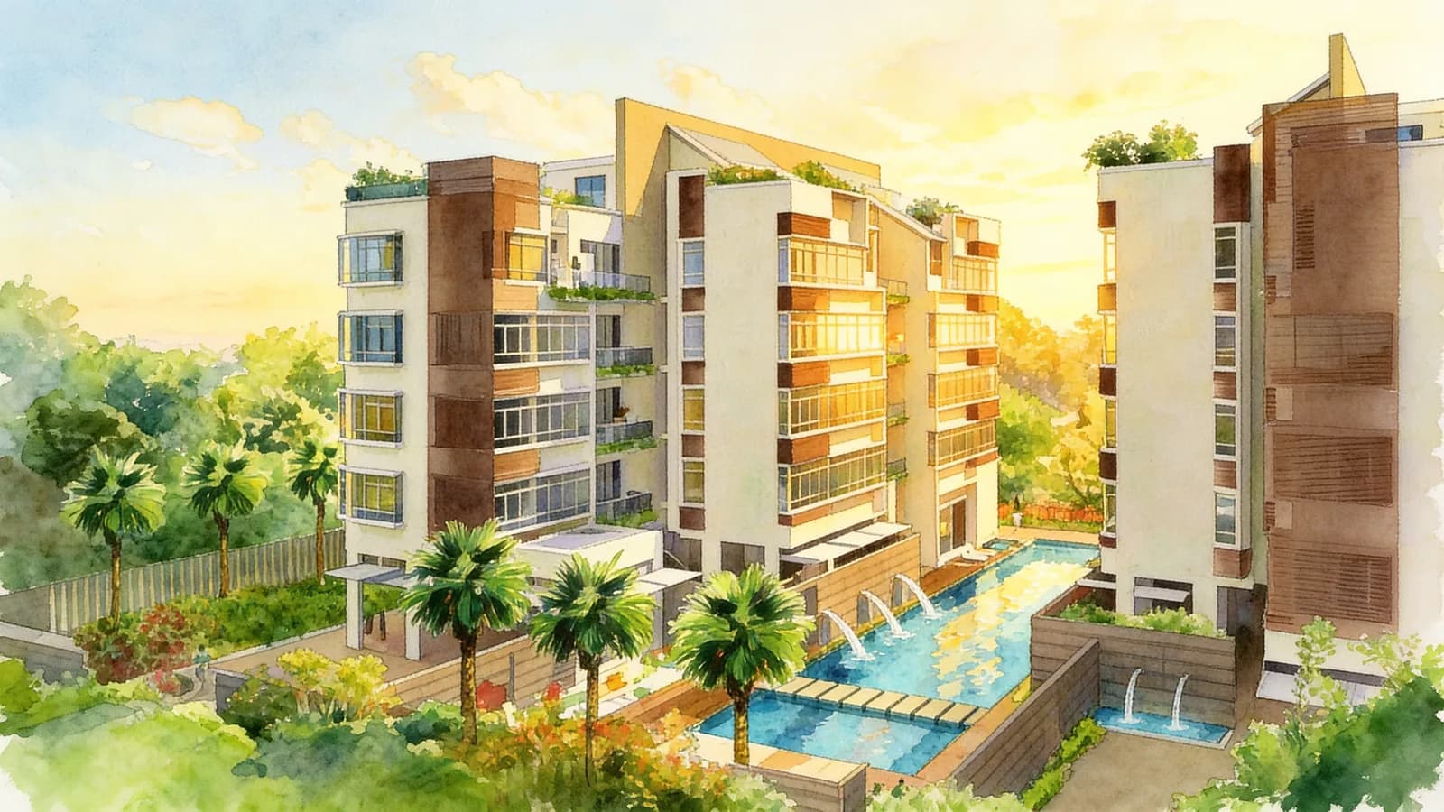 The Eastside, a 5-storey condominium in Marine Parade. Illustration is AI-generated.