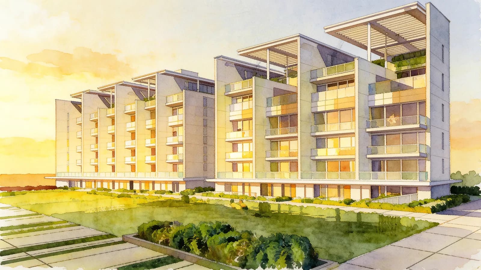 The Rochester Residences, a 37-storey apartment in Queenstown. Illustration is AI-generated.