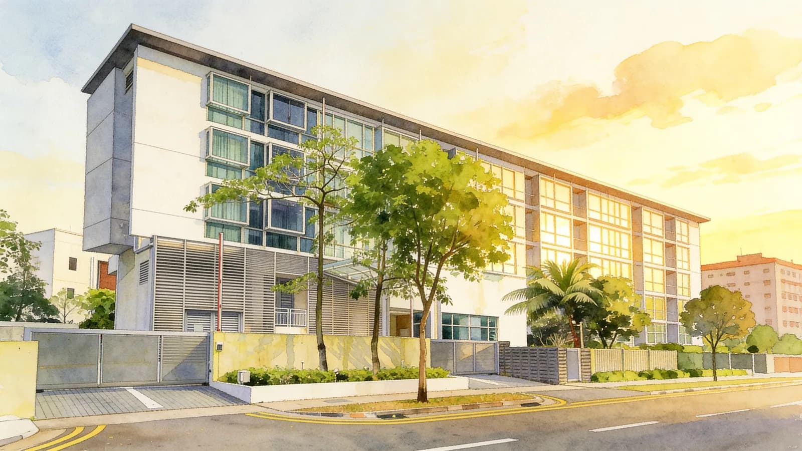 Ten @ Suffolk, an apartment in Novena. Illustration is AI-generated.