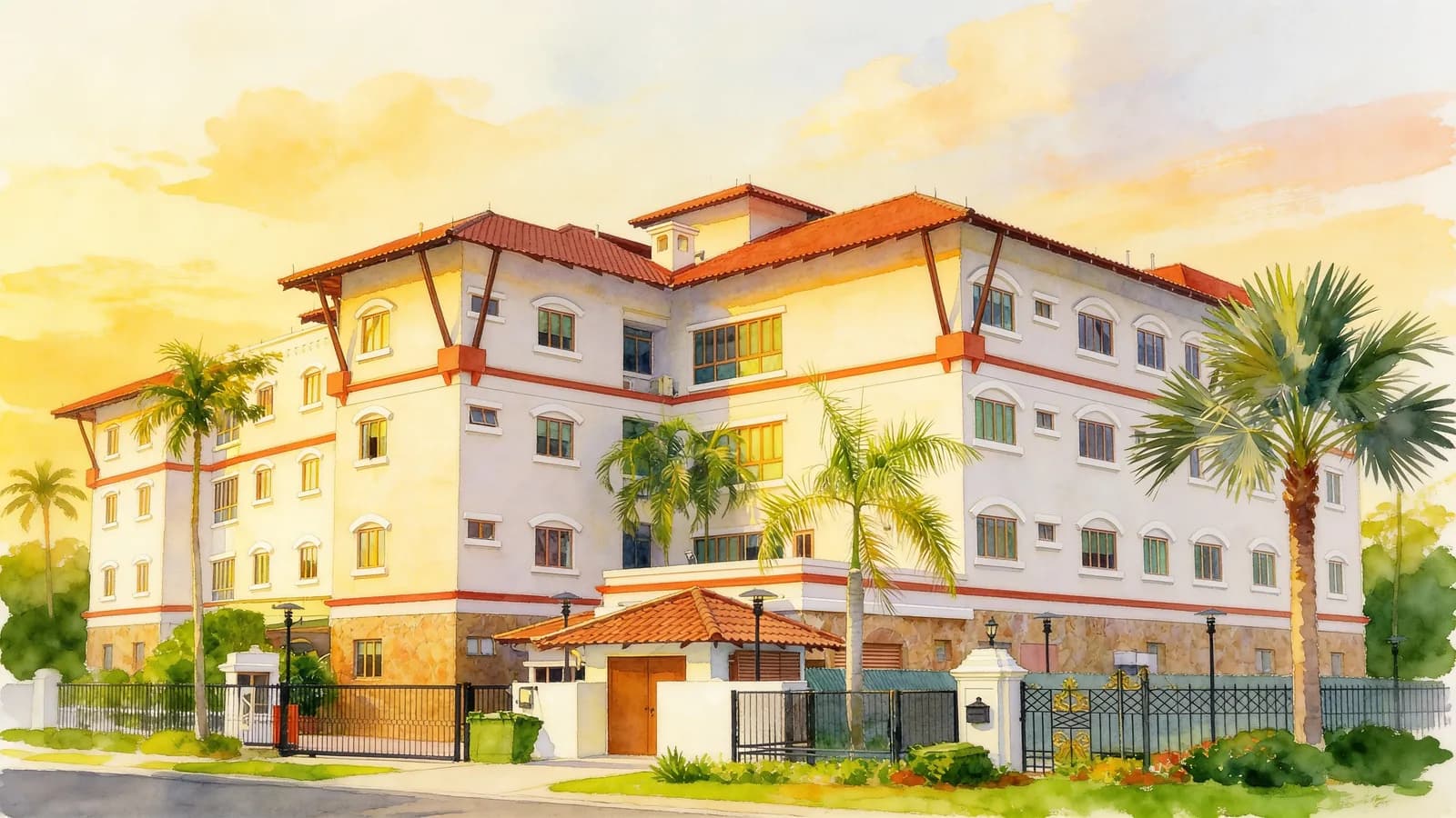 Lotus at Paya Lebar (West Wing), a condominium in Geylang. Illustration is AI-generated.