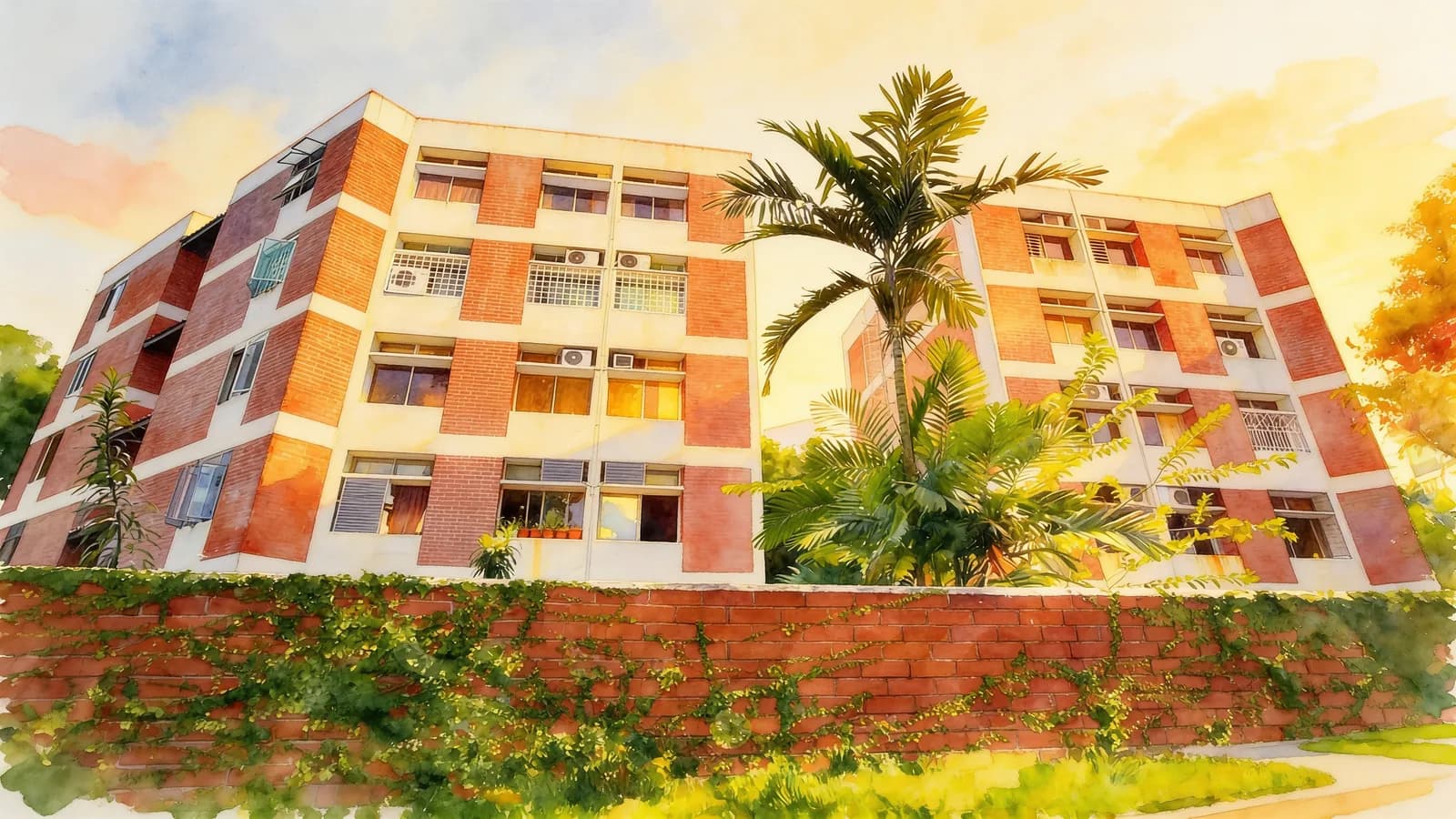 Gilstead Court, a condominium in Novena. Illustration is AI-generated.