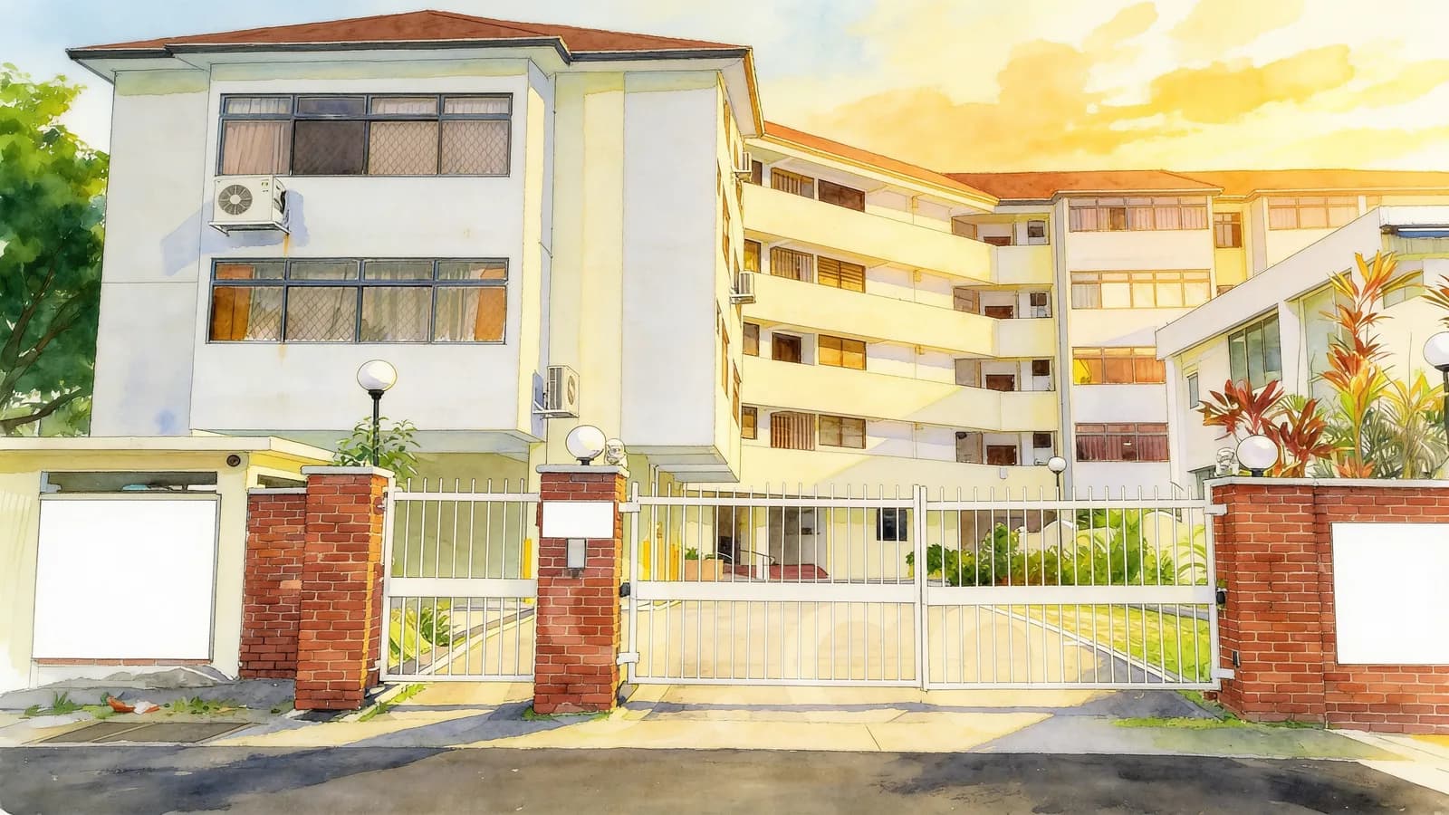 Keng Lee View, an apartment in Kallang. Illustration is AI-generated.