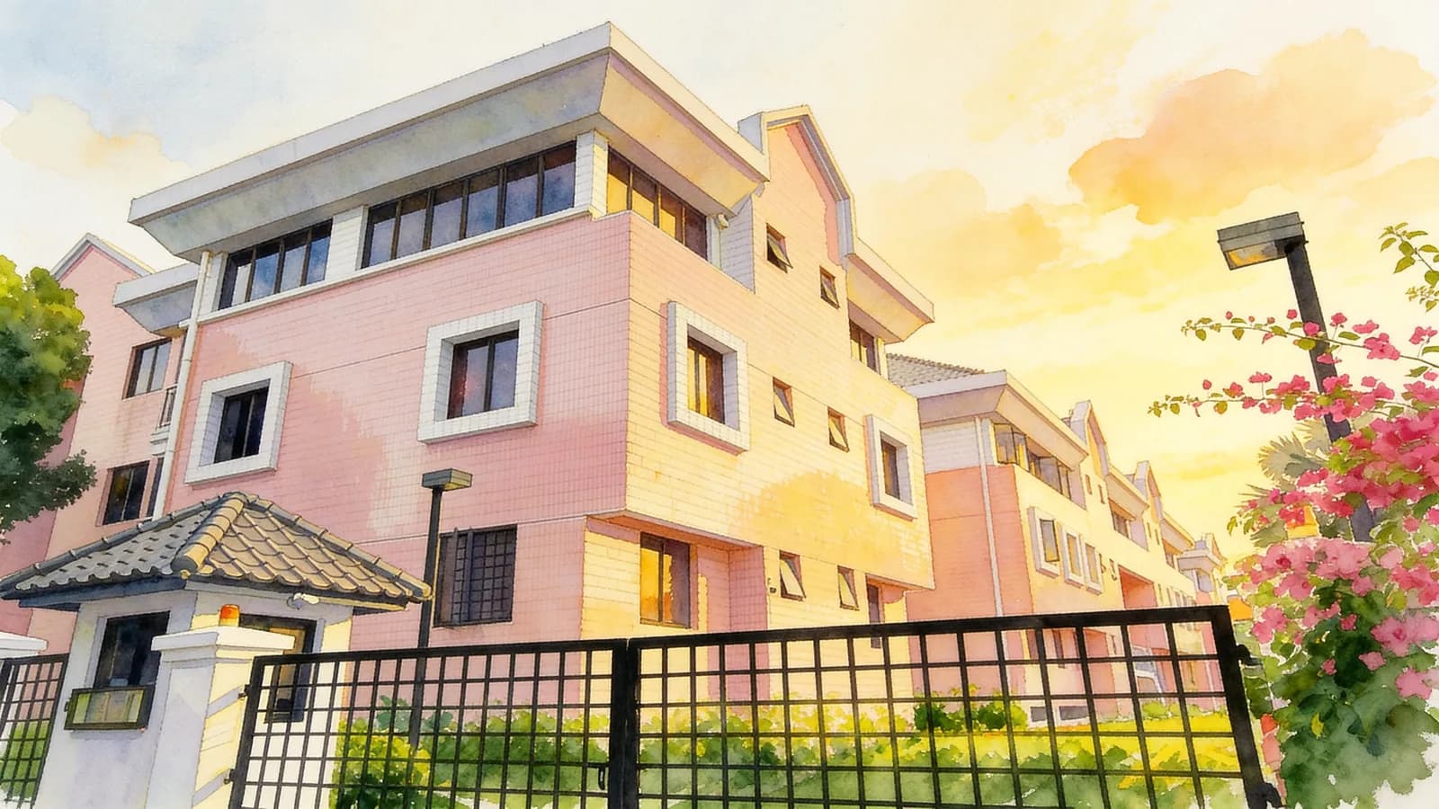 Highland Condominium, a condominium in Hougang. Illustration is AI-generated.
