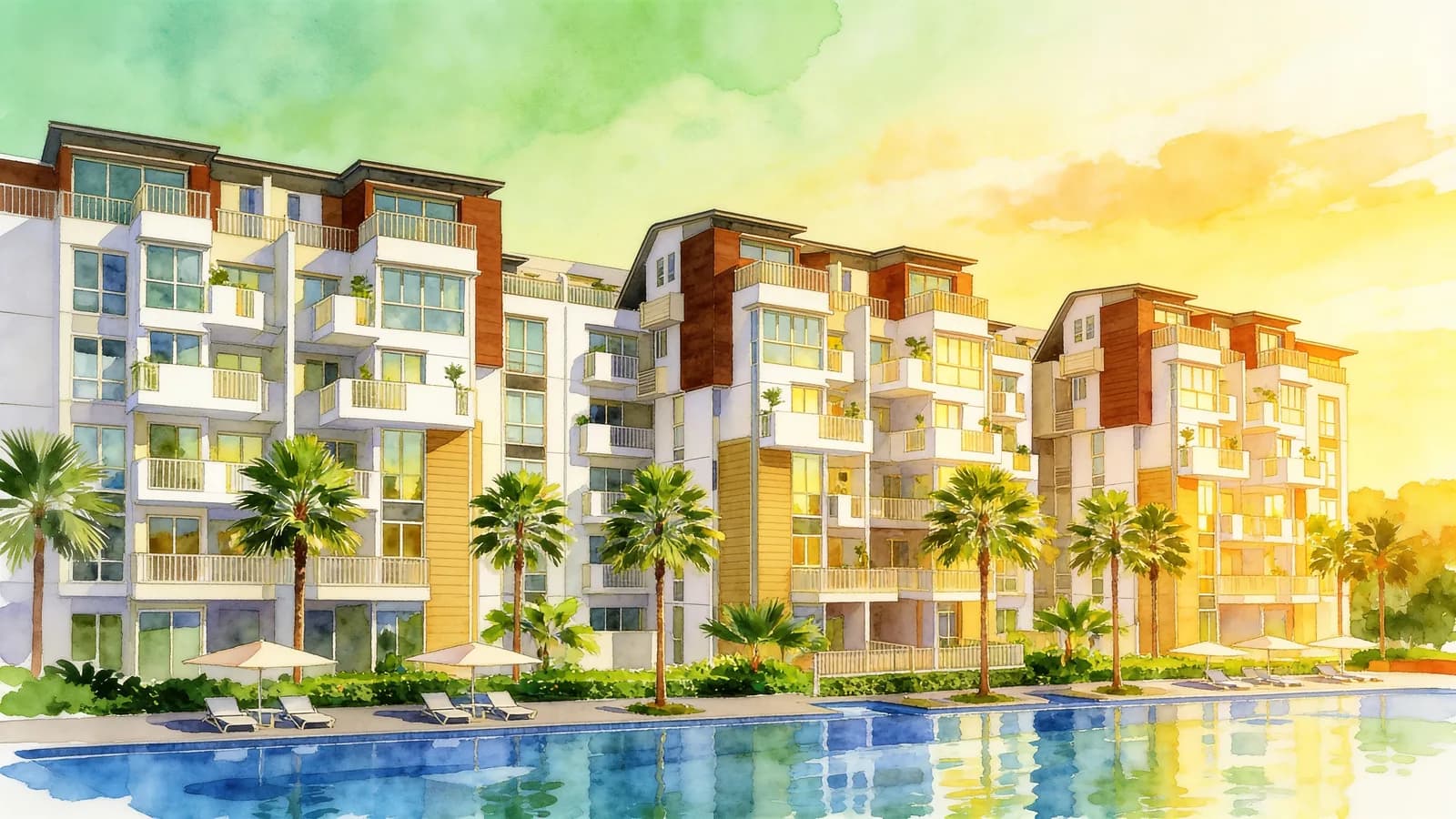 Terrasse, a condominium in Hougang. Illustration is AI-generated.