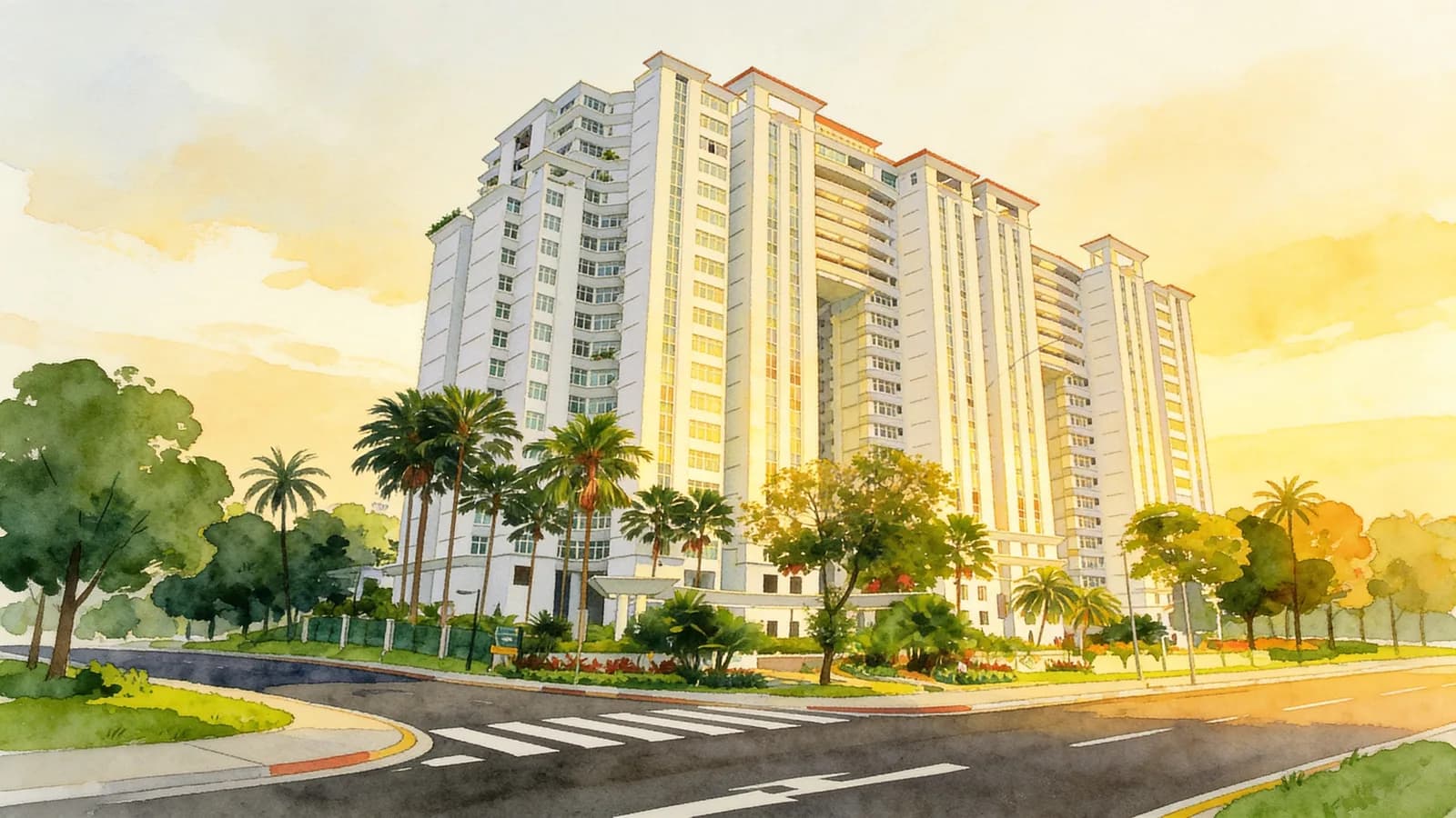 Maysprings, a 24-storey apartment in Bukit Panjang. Illustration is AI-generated.