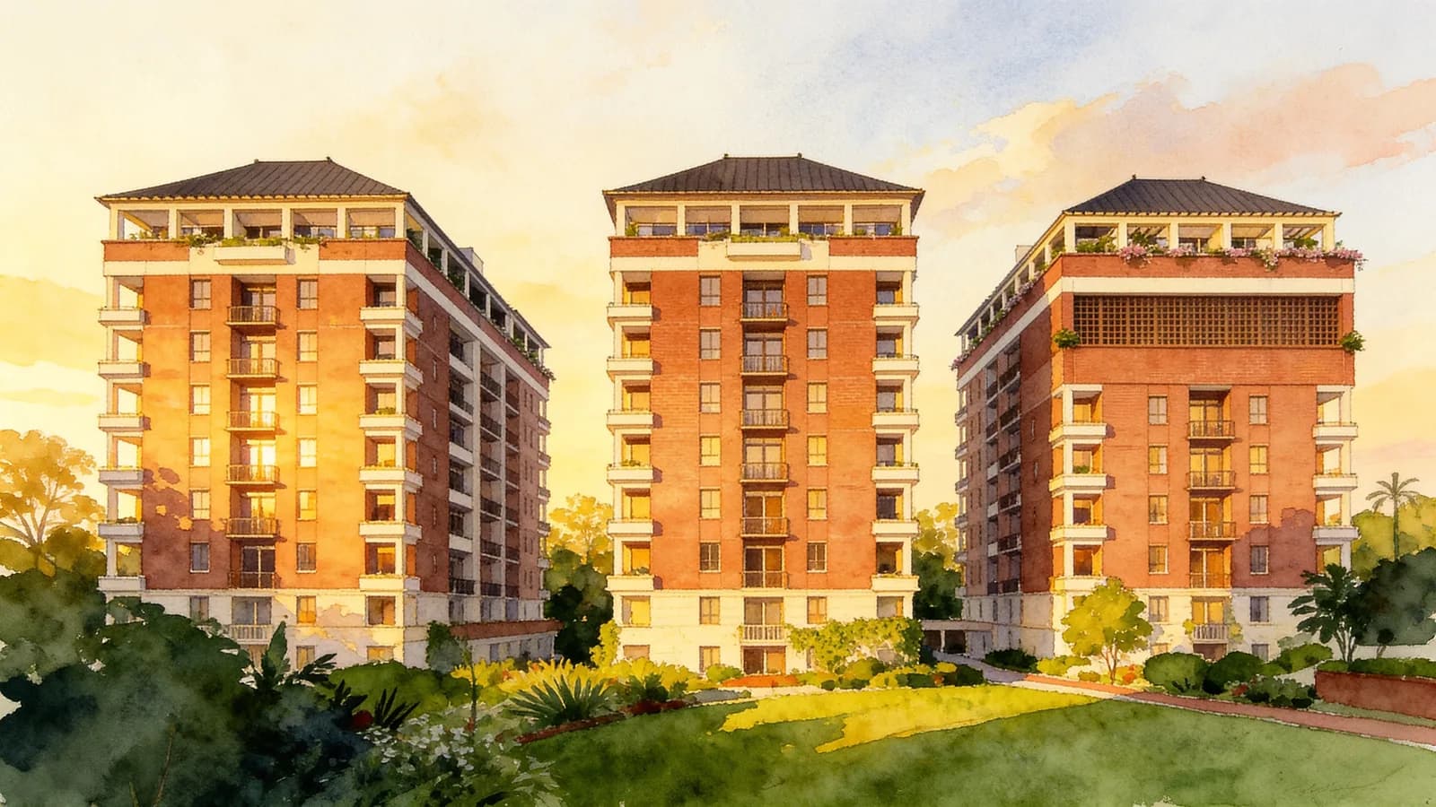 Sutton Place, a condominium in Tanglin. Illustration is AI-generated.