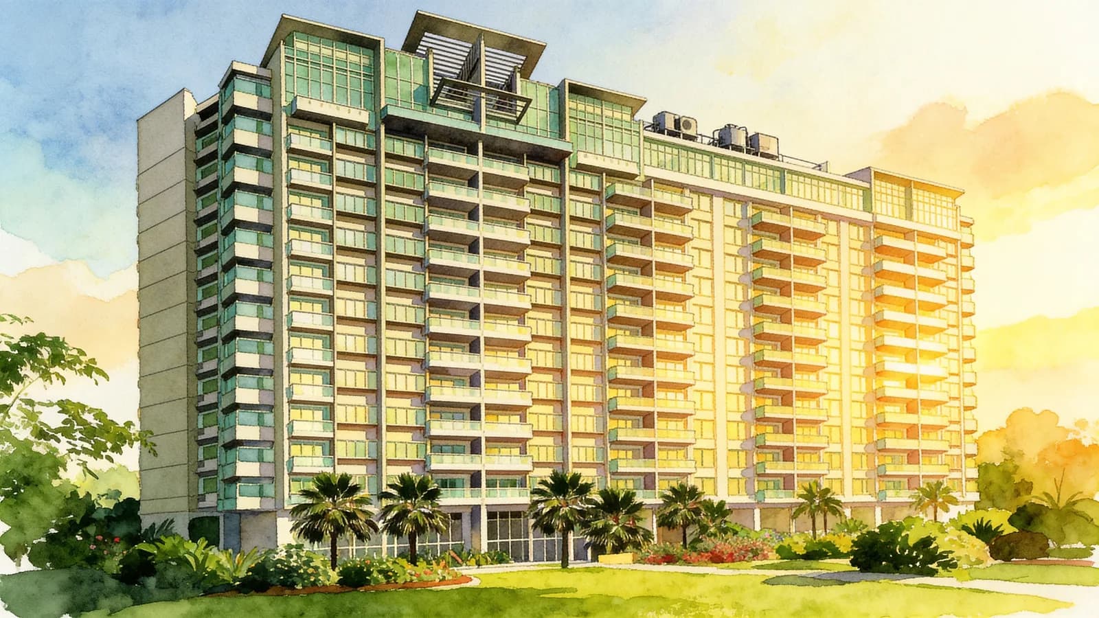 Bishan Point, a condominium in Bishan. Illustration is AI-generated.