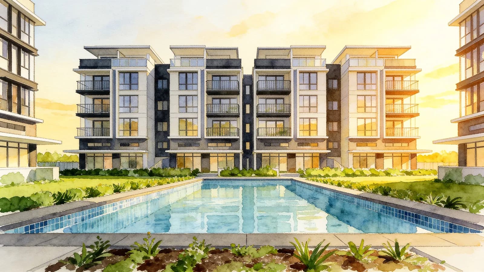 Belgravia Ace, a 5-storey development. Illustration is AI-generated.
