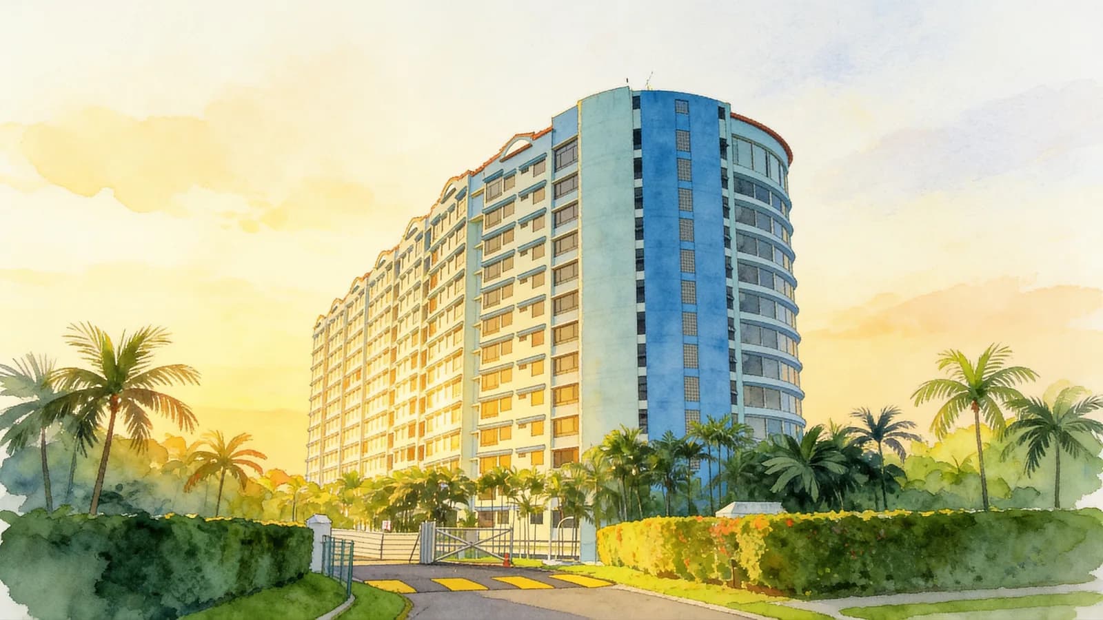 Avon Park, a 13-storey condominium in Toa Payoh. Illustration is AI-generated.