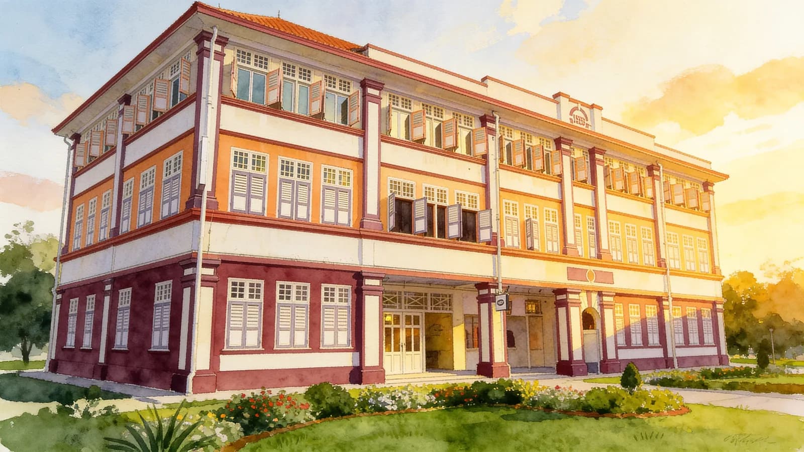 Liang Seah Place, a condominium in Downtown Core. Illustration is AI-generated.