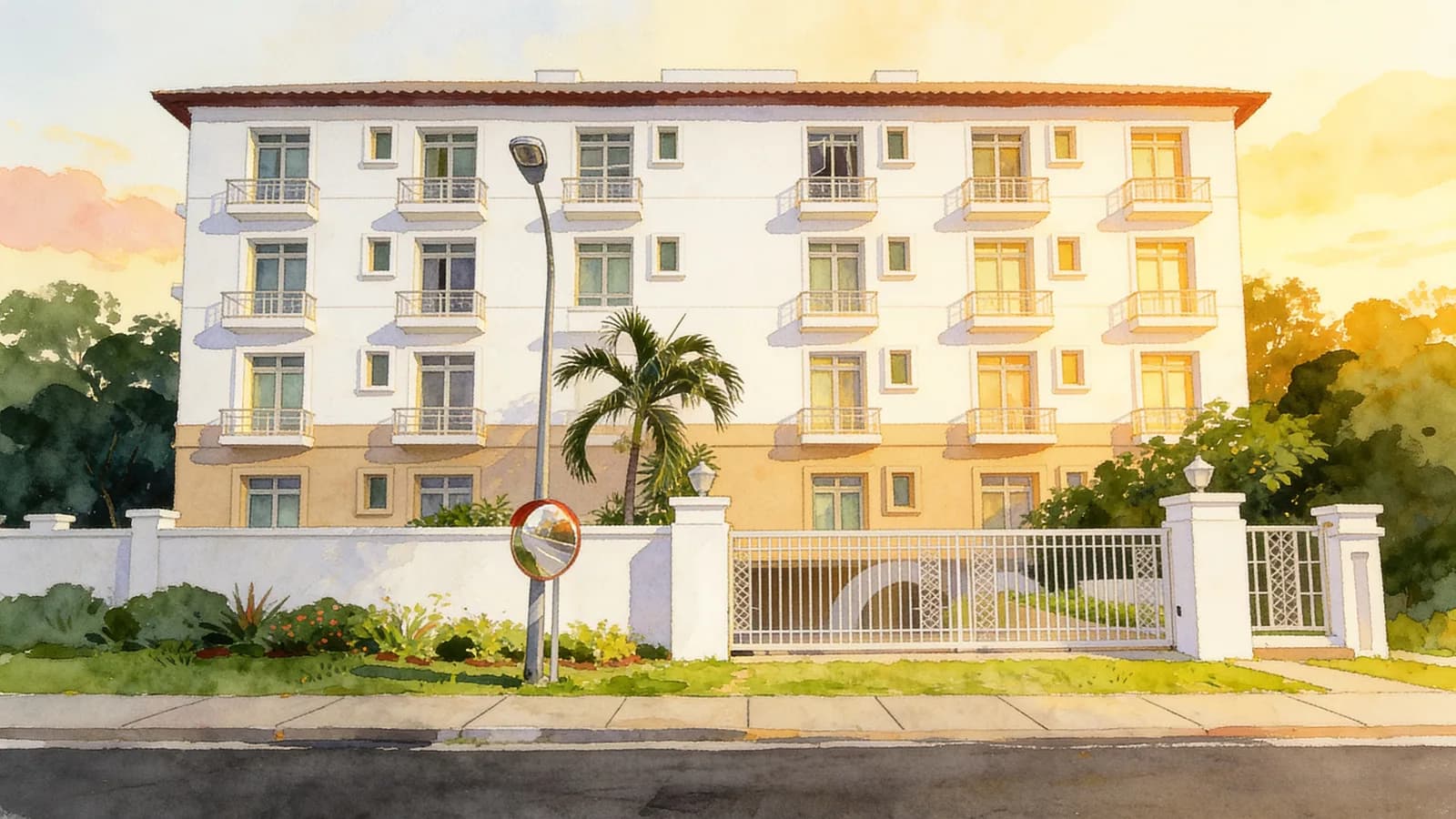Sunshine Grove, an apartment in Serangoon. Illustration is AI-generated.