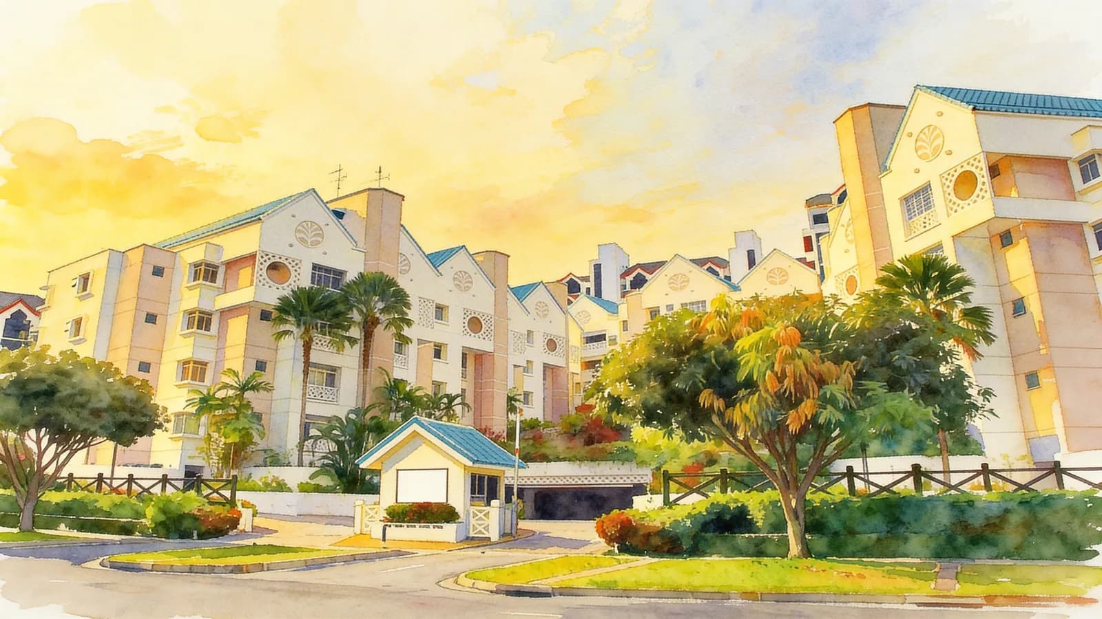 The Baycourt, a condominium in Bedok. Illustration is AI-generated.