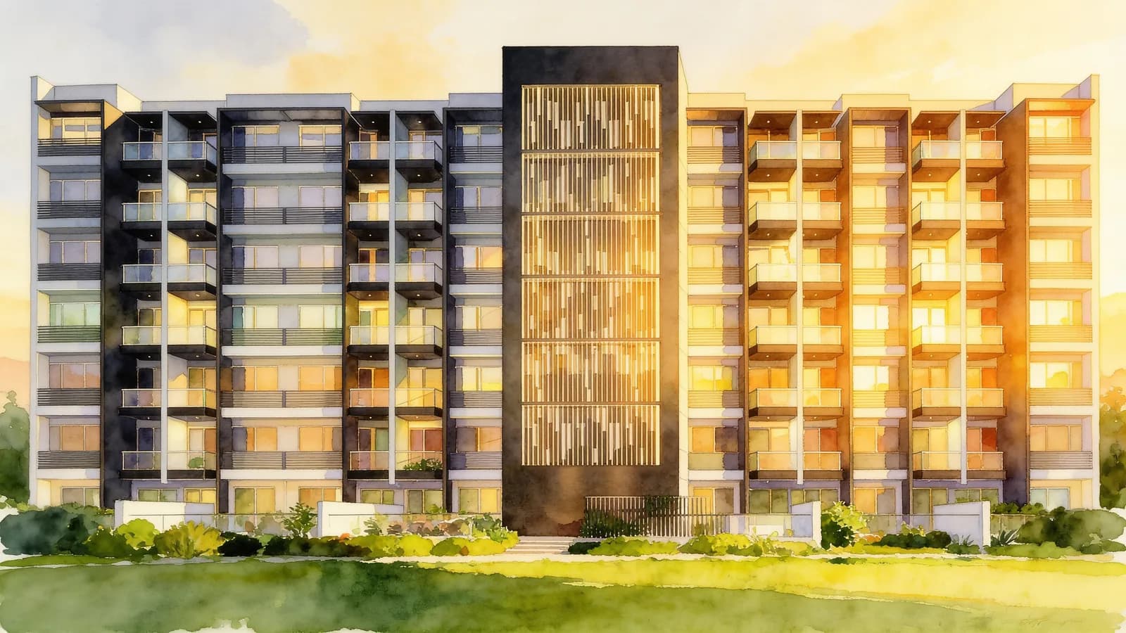 Centra Suites, an apartment in Geylang. Illustration is AI-generated.