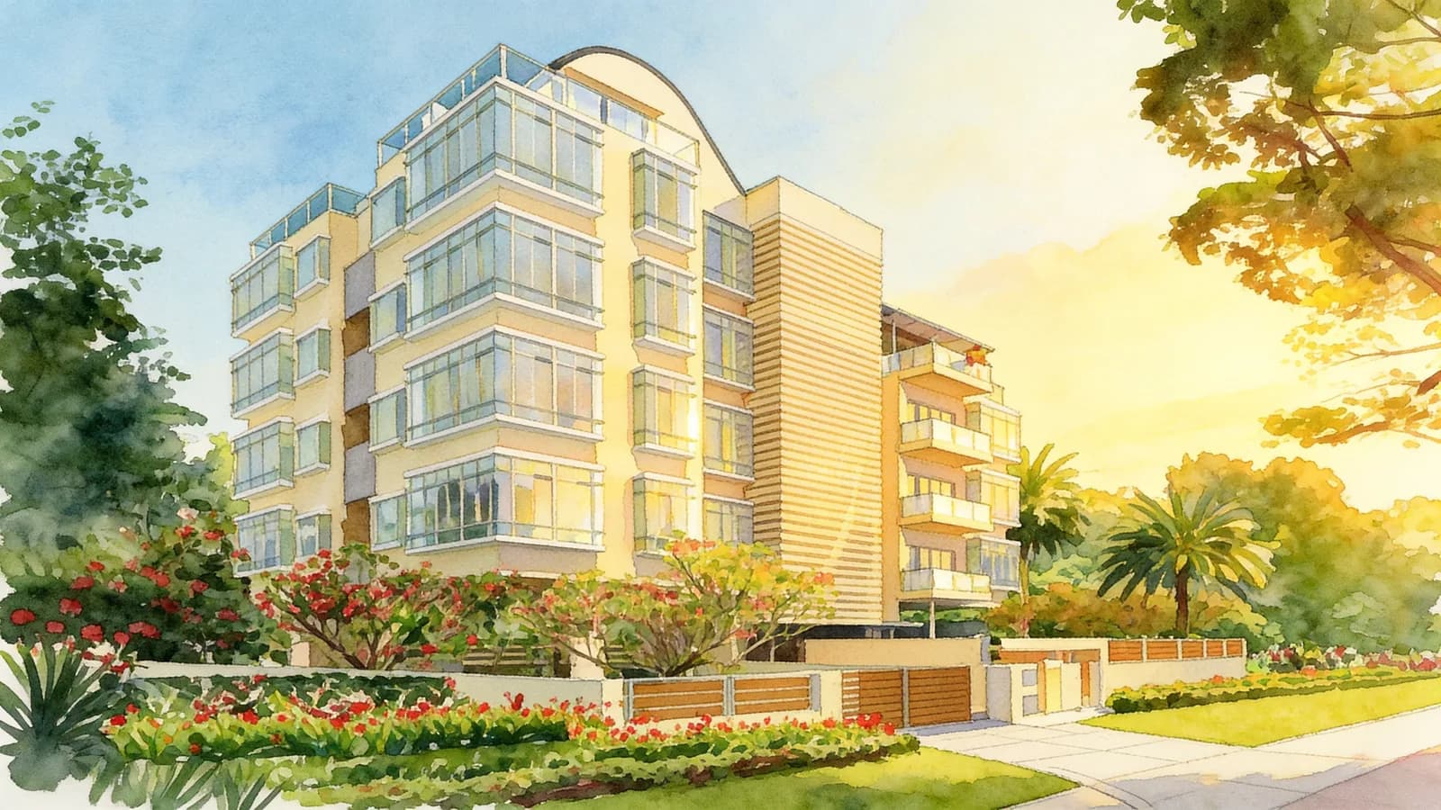Casero @ Dunman, an apartment in Geylang. Illustration is AI-generated.