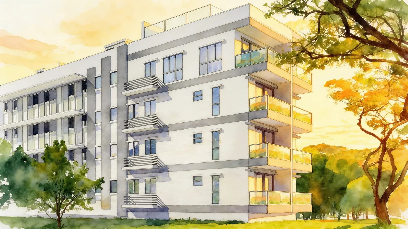 Eis Residences, a condominium in Marine Parade. Illustration is AI-generated.