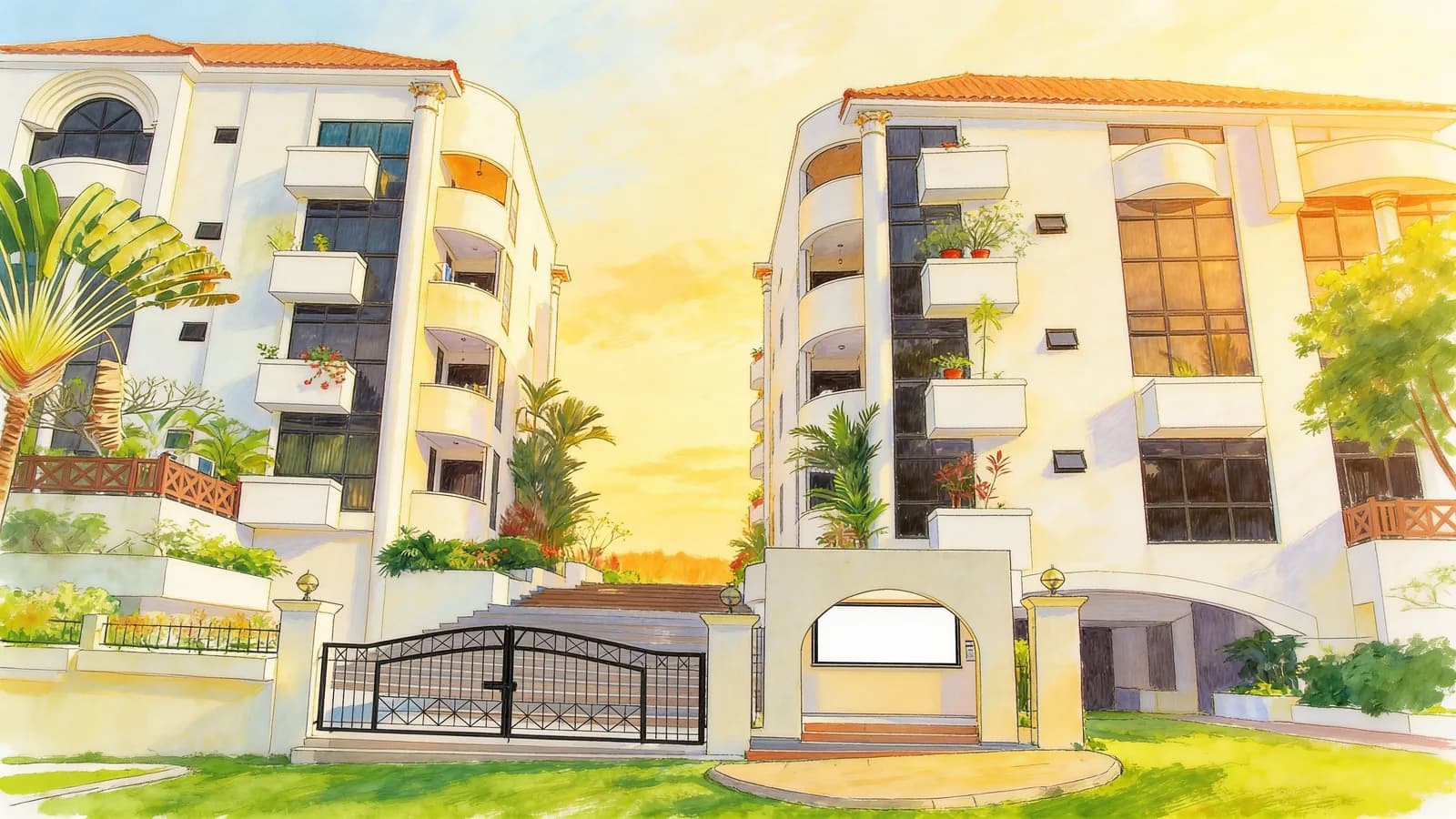 Holland Hill Park, a condominium in Bukit Timah. Illustration is AI-generated.