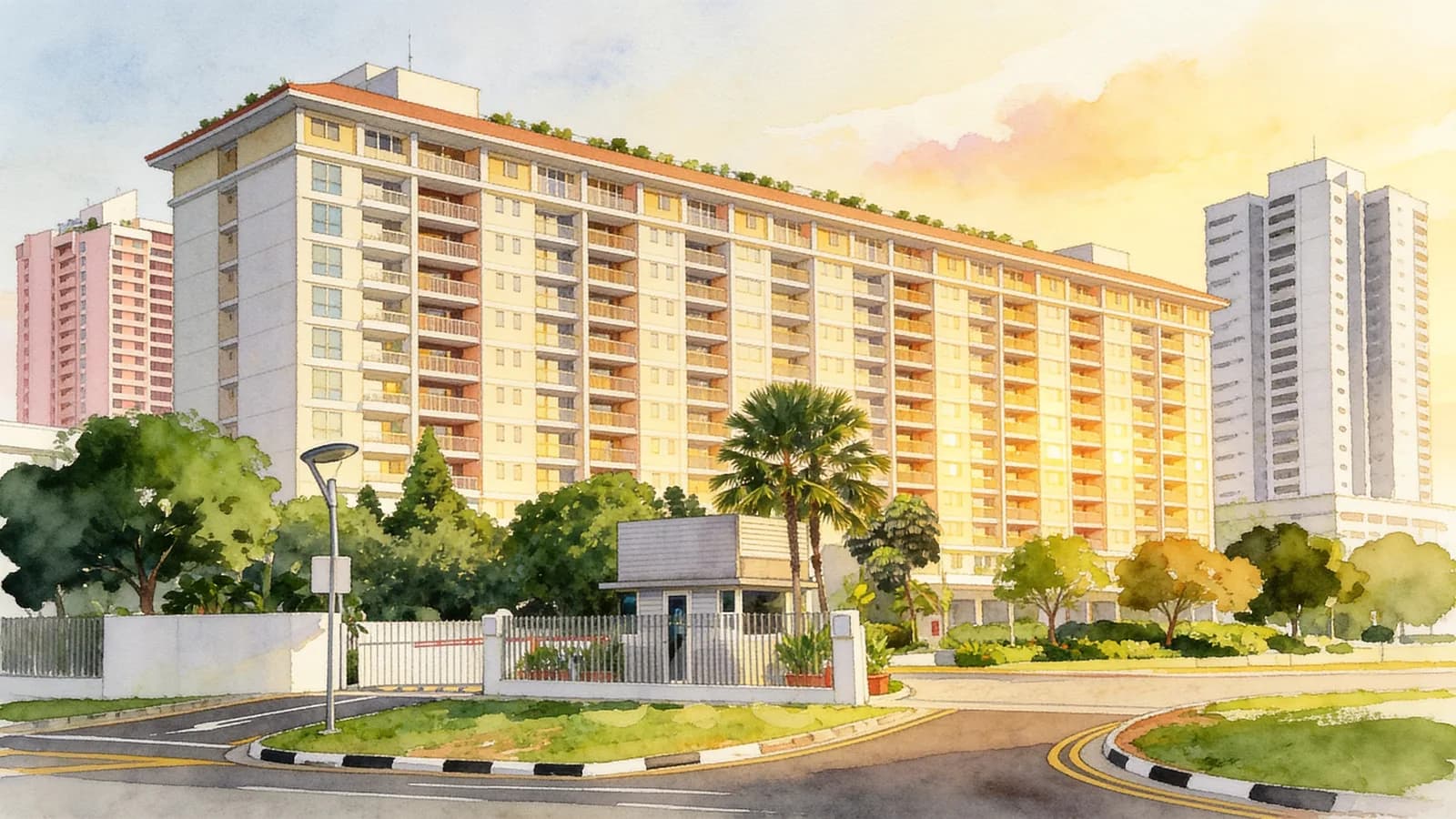 Tribeca, a 30-storey condominium in Singapore River. Illustration is AI-generated.