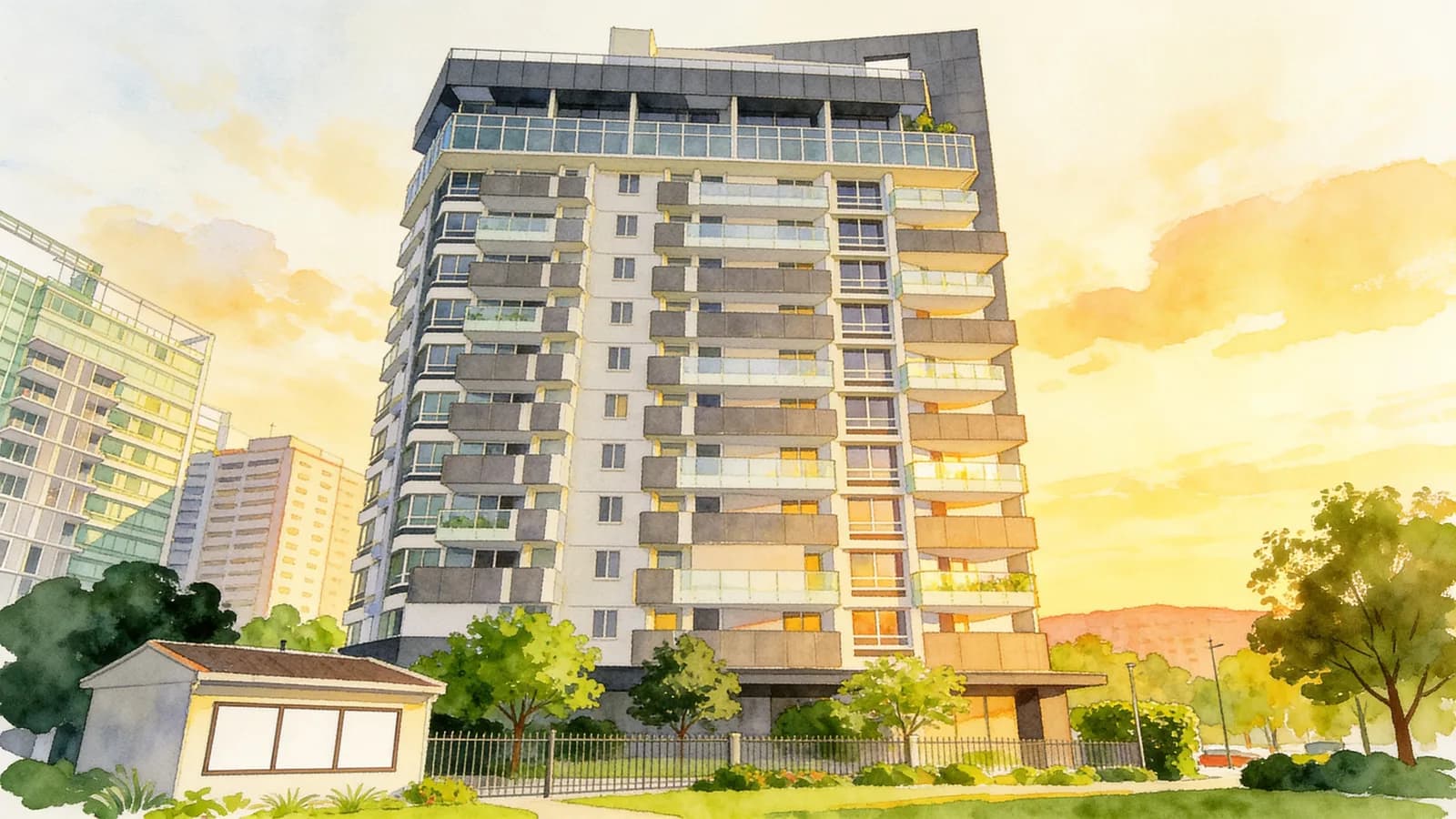 The Peak @ Cairnhill I, a 15-storey condominium in Newton. Illustration is AI-generated.