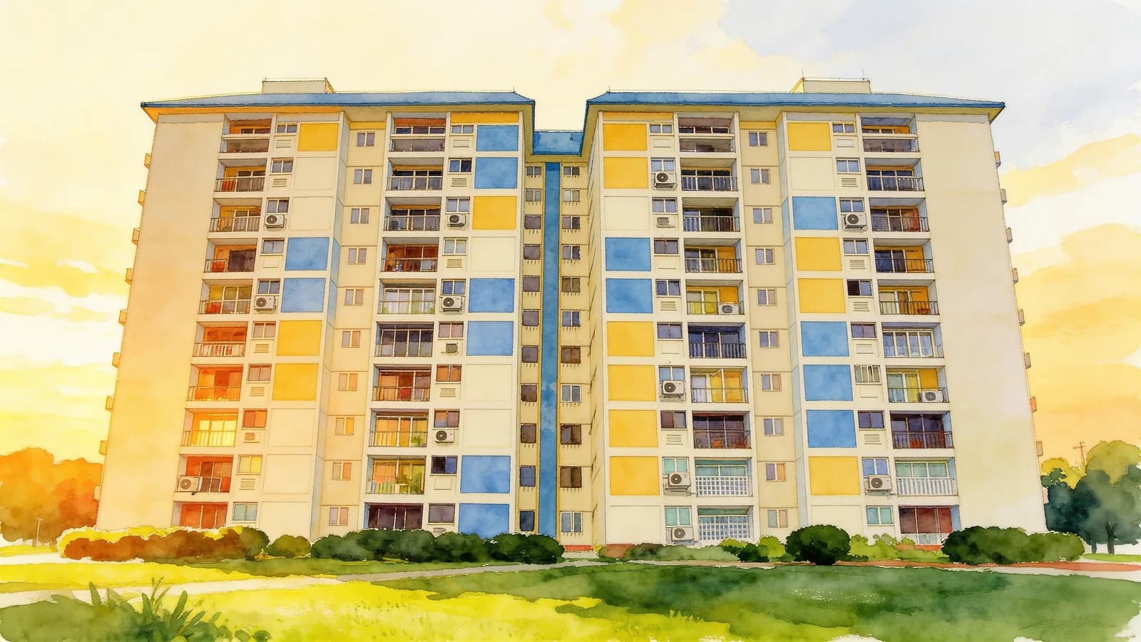 107 Spottiswoode Park Road, a 25-storey apartment. Illustration is AI-generated.