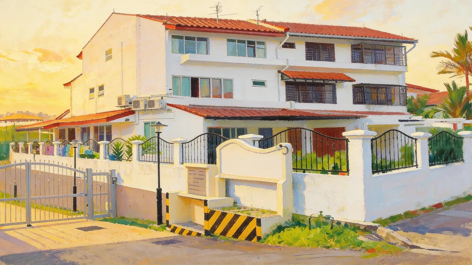 Jansen Spring, an apartment in Hougang. Illustration is AI-generated.
