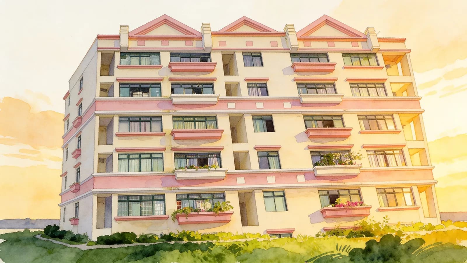 Centro Mansions, a condominium in Geylang. Illustration is AI-generated.
