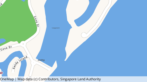 Map showing the location of The Oceanfront @ Sentosa Cove