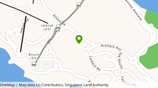 Map showing the location of Gunner Lane