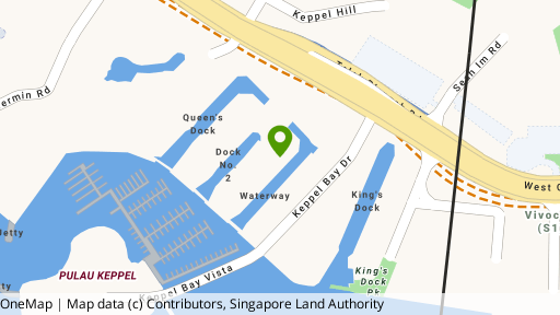 Map showing the location of Caribbean At Keppel Bay