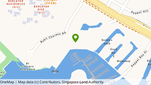 Map showing the location of Reflections At Keppel Bay