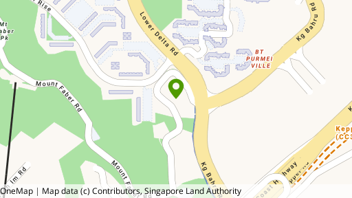 Map showing the location of The Pearl @ Mt Faber